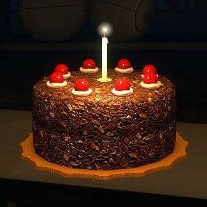 Image of the cake from 'Portal 2'