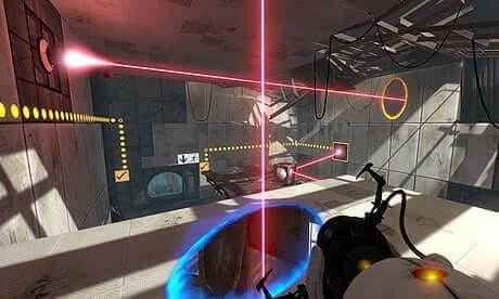 screenshot of the video game 'Portal 2'